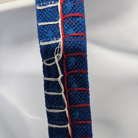 Forever 21 Blue Red Embroidered Boho Cropped Tank Top Festival Hippie S - Picture 7 of 10